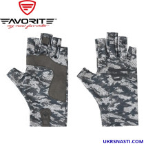 Перчатки Favorite Solar Fishing Gloves 5 Cut Grey